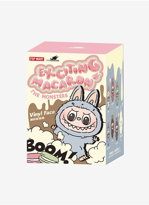 Pop Mart Labubu Generation I Heart Macaron Vinyl Face Blind Box Plush Doll Toy