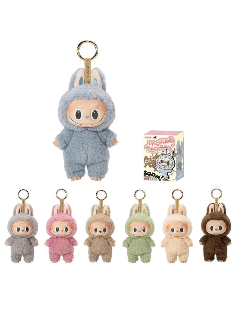 Pop Mart Labubu Generation I Heart Macaron Vinyl Face Blind Box Plush Doll Toy