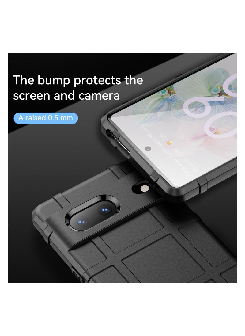 URBBKING - Shockproof Protection Phone Case for Google Pixel 7 Black - Image 1