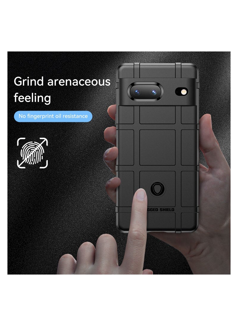 URBBKING - Shockproof Protection Phone Case for Google Pixel 7 Black - Image 1