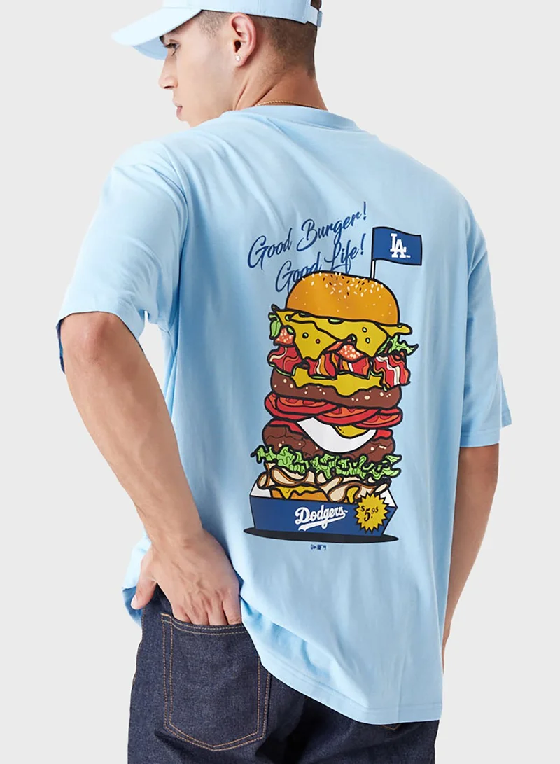 NEW ERA Los Angeles Dodgers Graphic Oversized T-Shirt