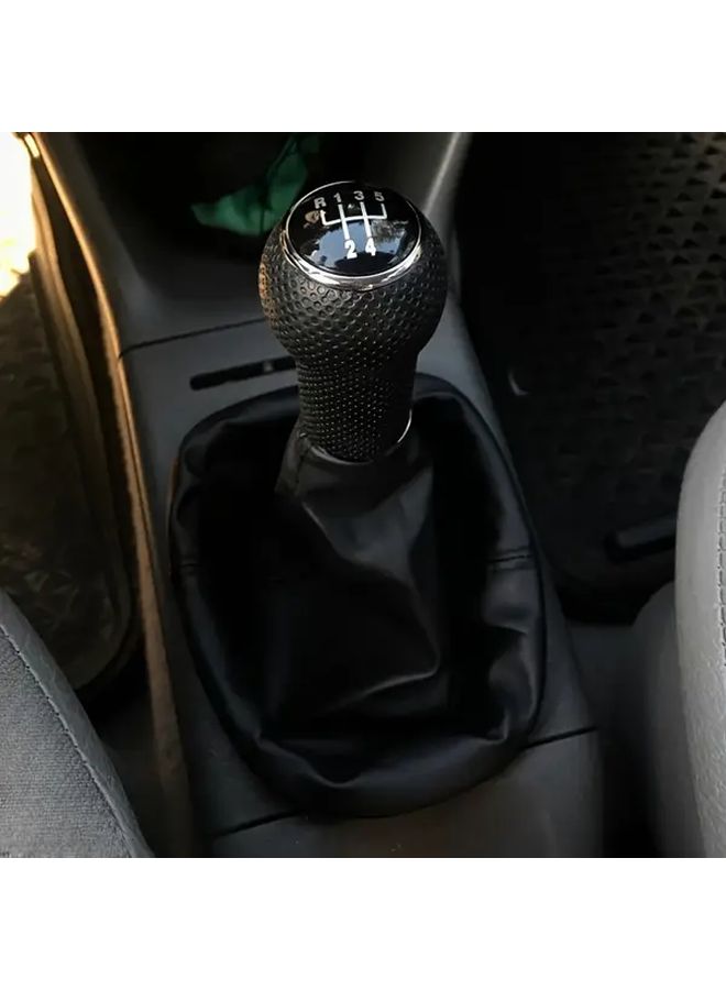 PU Leather 5 Speed Manual Transmission Gear Shift Knob Gaiter Handle Red for Volkswagen Golf 2 3 4 Cabrio 6N1 6N2 Passat 35i Lupo 6X1 6E1 - Image 4