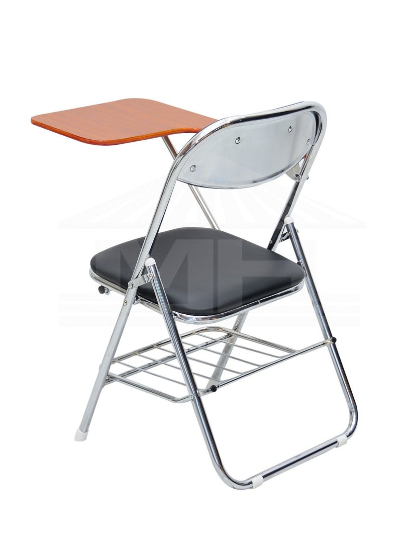 Multi Home Furniture Multi Home Furniture MH-FX107 Study Chair & Metal Folding Student Chair With Writing Pad For Work From Home, Study Purpose, Homework Chair, Learning Chair, Classroom Black  - Image 2
