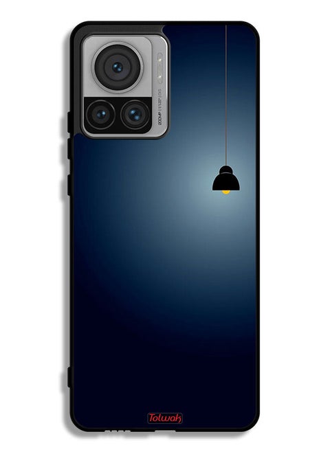 غطاء حماية لهاتف Motorola Edge 30 Ultra مع إضاءة معلقة