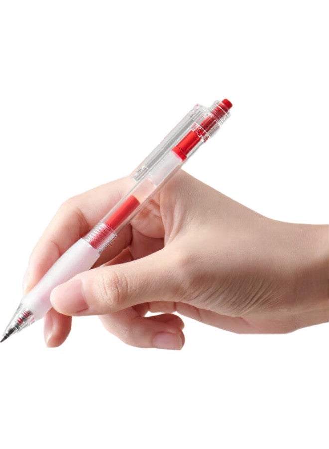 Kaco Red Pen Set, High-Quality Neutral Pens, Stylish Signature Pens, For Students And Teachers, Marking Homework, Highlighting Key Points, Water-Based Pens (5 Pens In Colorful Box) - Image 3