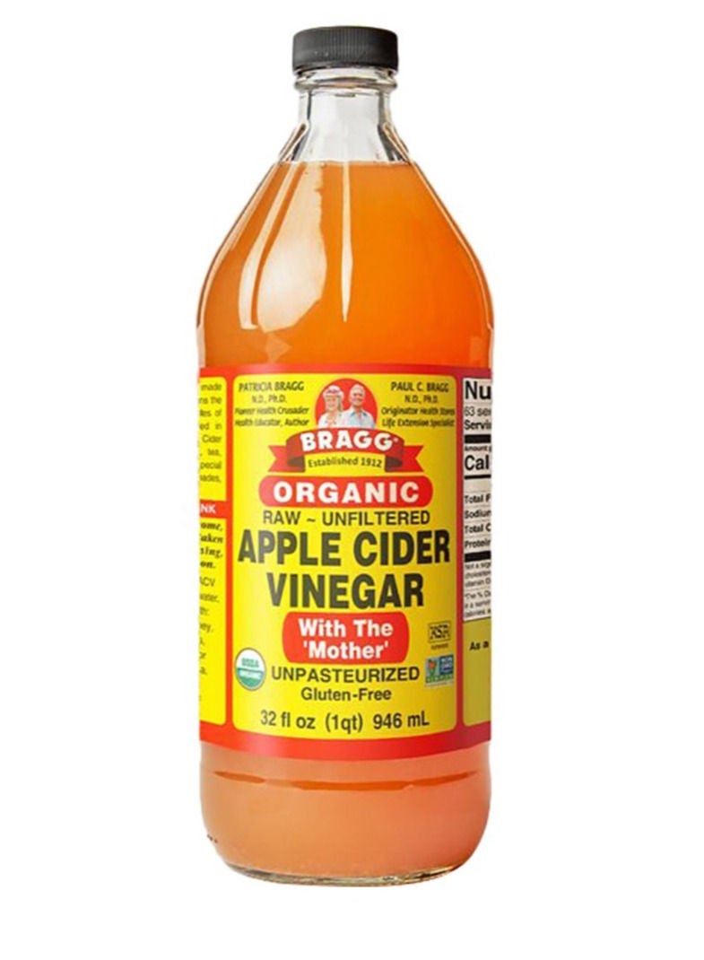 Bragg Organic Raw Apple Cider Vinegar Health Supplement 946ml
