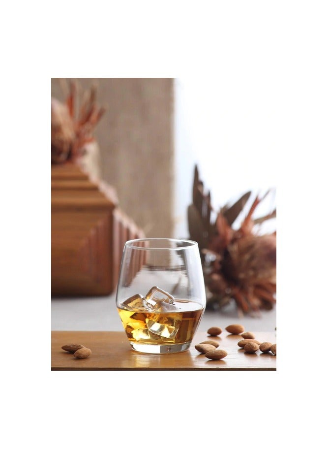 LAV 3 Pieces Ella Soft Drink Tumbler Set 370 Ml - Clear - Image 4