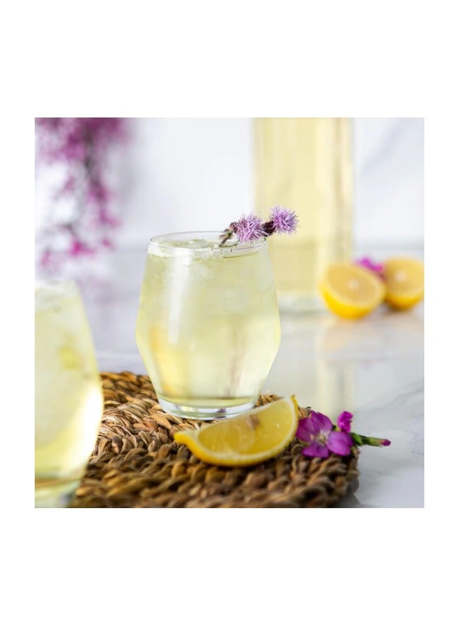 LAV 3 Pieces Ella Soft Drink Tumbler Set 370 Ml - Clear - Image 5