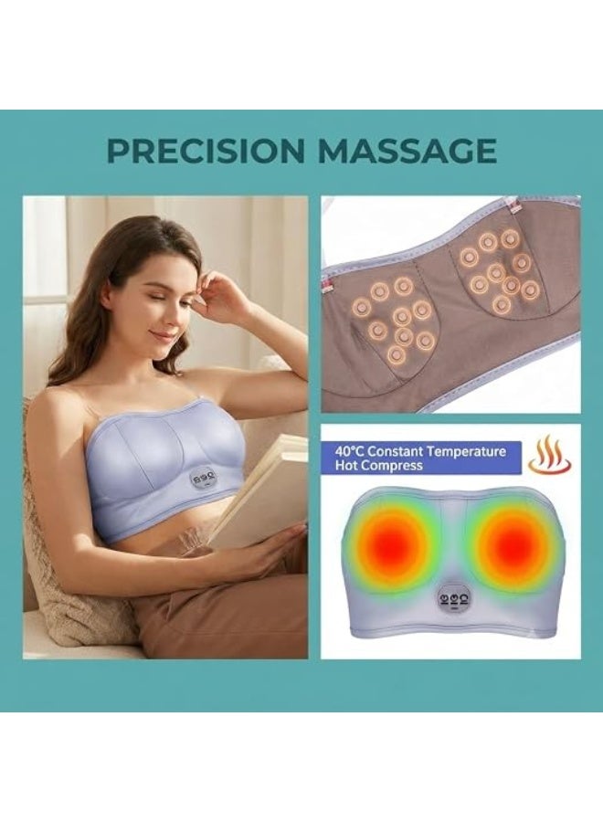 Wireless Thermal Bra with Built-in Heating Pads, Warm and Comfortable with Soft and Supportive Design, Suitable for Daily Use and Cold Weather Lounging. - Image 4