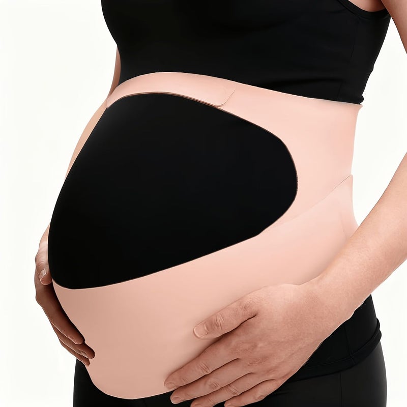 Apricot Maternity Belly Band Invisible Pregnancy And Postpartum Waist Support Belt Size L - Image 2