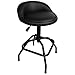 Performance Tool W85011 Pneumatic Swivel Bar Stool with Back Support 360Degree Swivel Heavy Duty Steel Frame Black - Image 2