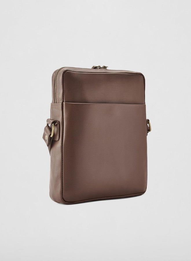 Mochi Women Tan Zip Top Sling (37-8) - Image 3