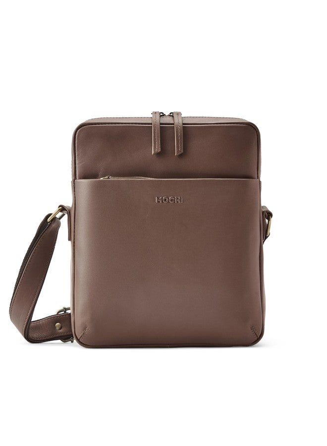 Mochi Women Tan Zip Top Sling (37-8) - Image 1