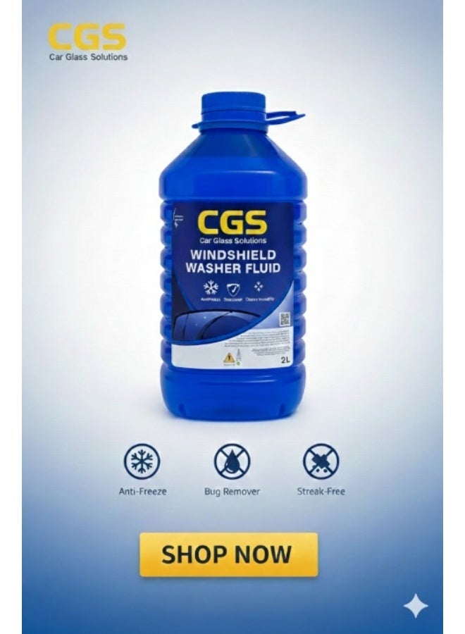CGS High-Performance Windshield Washer Fluid 2L - Image 3