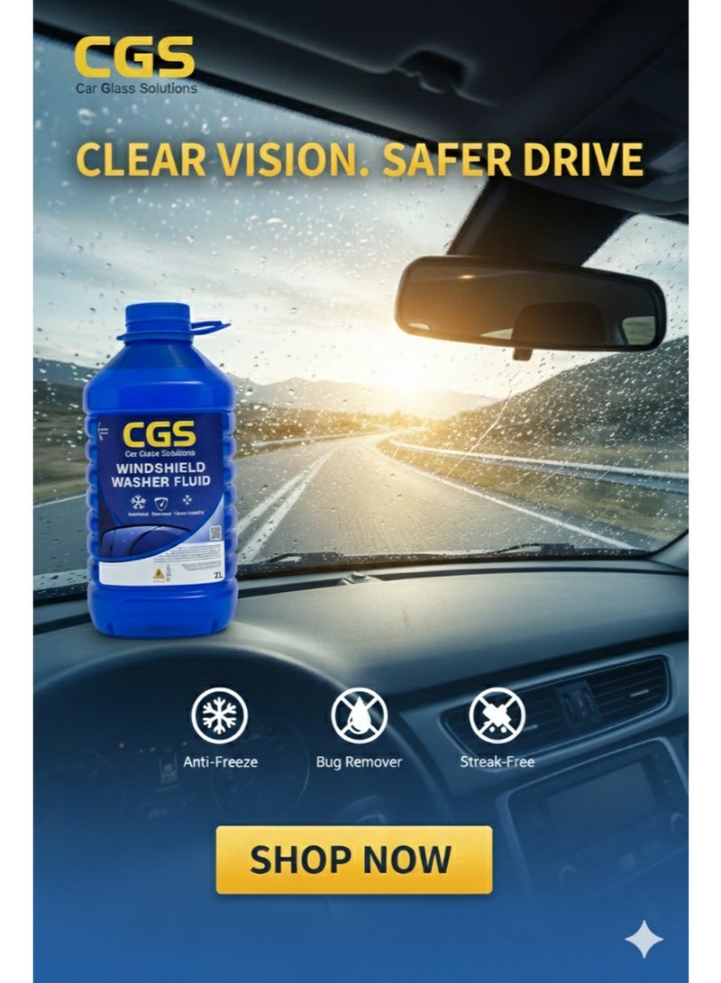 CGS High-Performance Windshield Washer Fluid 2L - Image 5