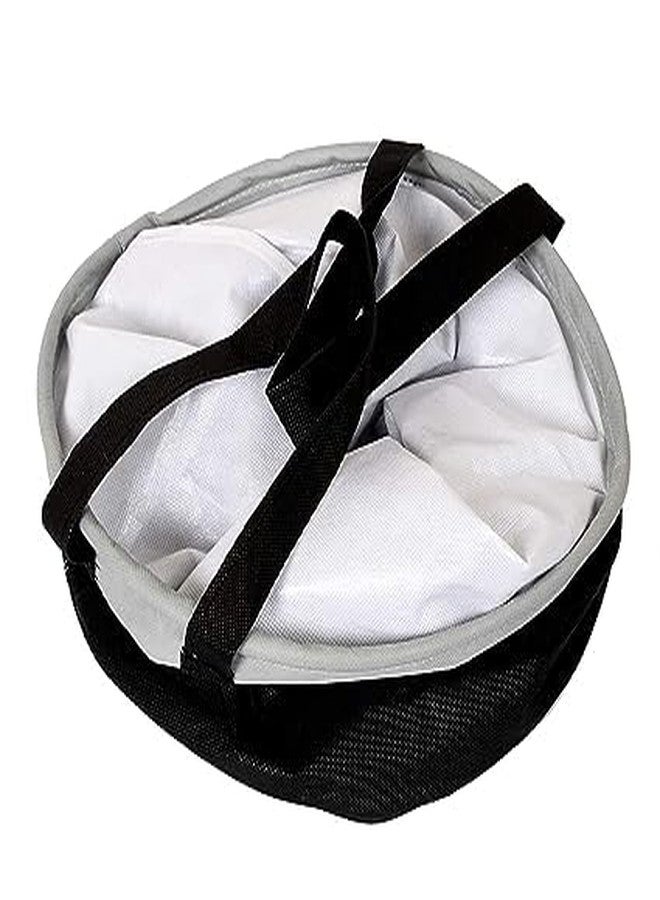Agroha Printed Waterproof Canvas Laundry Bag, Toy Storage, Laundry Basket Organizer 45L bags (Pack of 2, Grey) - Image 4