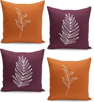 4-Piece Cushion Cover Set Minimalist Style Palm Leaf and Willow Branch - pzsku/Z8209886E091C12C7FFFCZ/45/_/1741330977/8f2db5d7-4581-4a16-a221-90cc90e17bcb