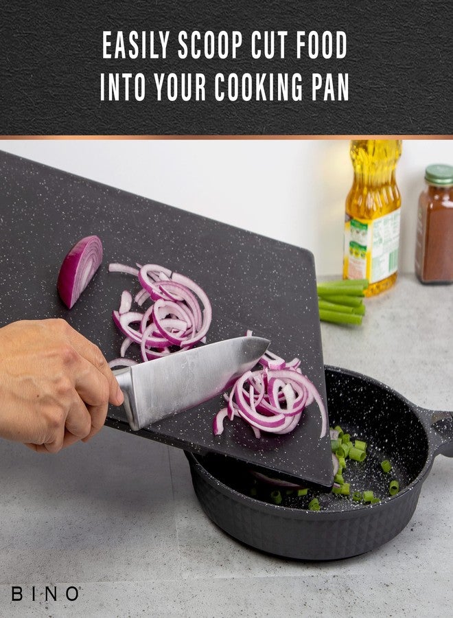 BINO Cutting Board | BPA-Free Chopping Board | Cutting Boards for Kitchen Durable, Large Surface, Multipurpose, Dual-Sided, Dishwasher Safe | Charcuterie Accessories | Home & Kitchen Utensils - Image 4