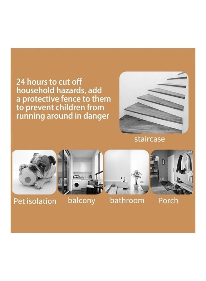 Enjoylifeme Portable Retractable Extra Wide Safety Gate for Baby and Pet for Indoor or Outdoor - Image 3