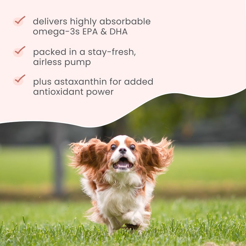 Dr. Mercola Bark & Whiskers Krill Oil Liquid Pump - Omega-3 Fatty Acids for Cats & Dogs - Supports Joint Comfort, Skin & Brain Function - Antioxidant Support - 1.45 Fl Oz (186 Pumps) - Image 4