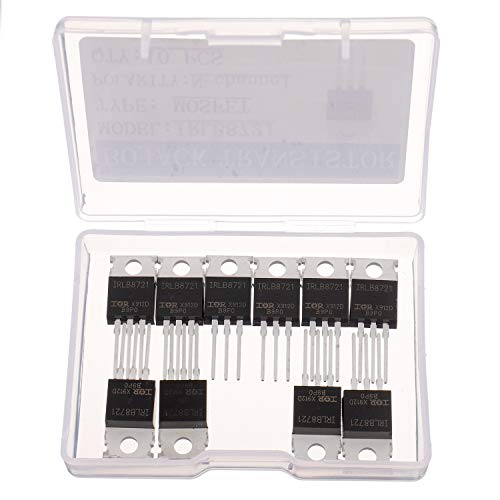BOJACK IRLB8721 MOSFET Transistors IRLB8721PBF 30V 62A N-Channel Power MOSFET TO-220 (Pack of 10) - Image 2