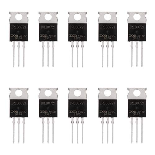 BOJACK IRLB8721 MOSFET Transistors IRLB8721PBF 30V 62A N-Channel Power MOSFET TO-220 (Pack of 10) - Image 3