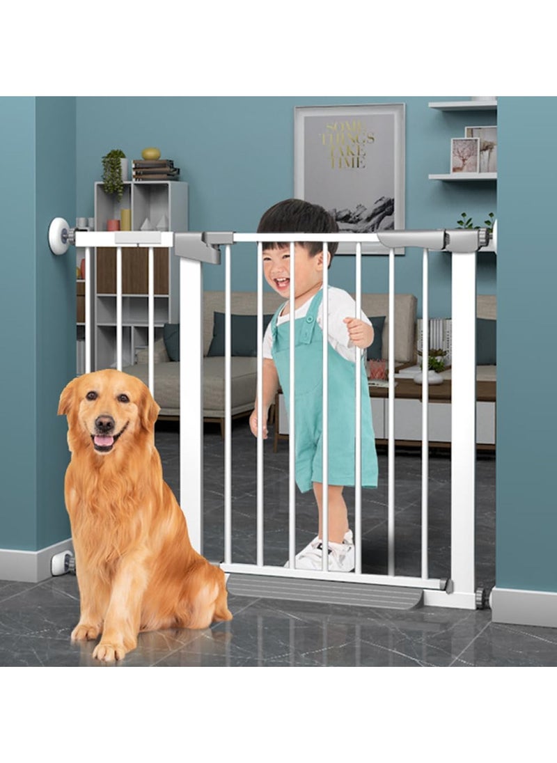 AUTOYSUR - Baby Gate for Stairs & Doorways, Extra Wide Baby Safety Door Gates,Pet Dog Gate, Auto Close Pressure Mounted Walk Thru Child Gate,NO Drilling - Image 1