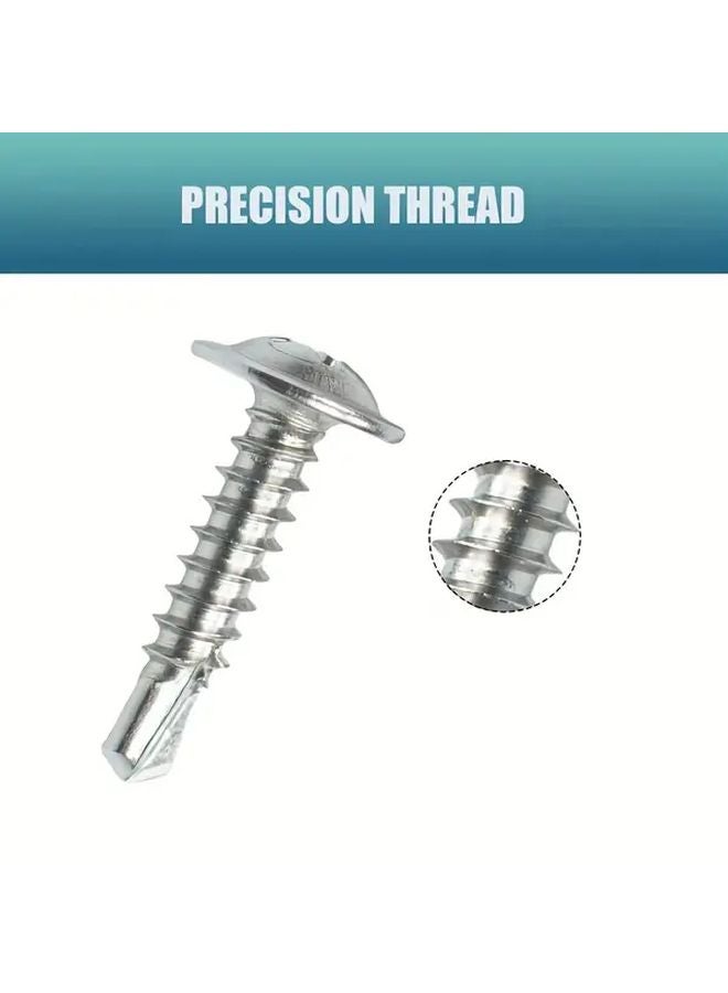 100pcs 13mm Stainless Steel Self Tapping Truss Head Screws For Metal And Wood - Image 5