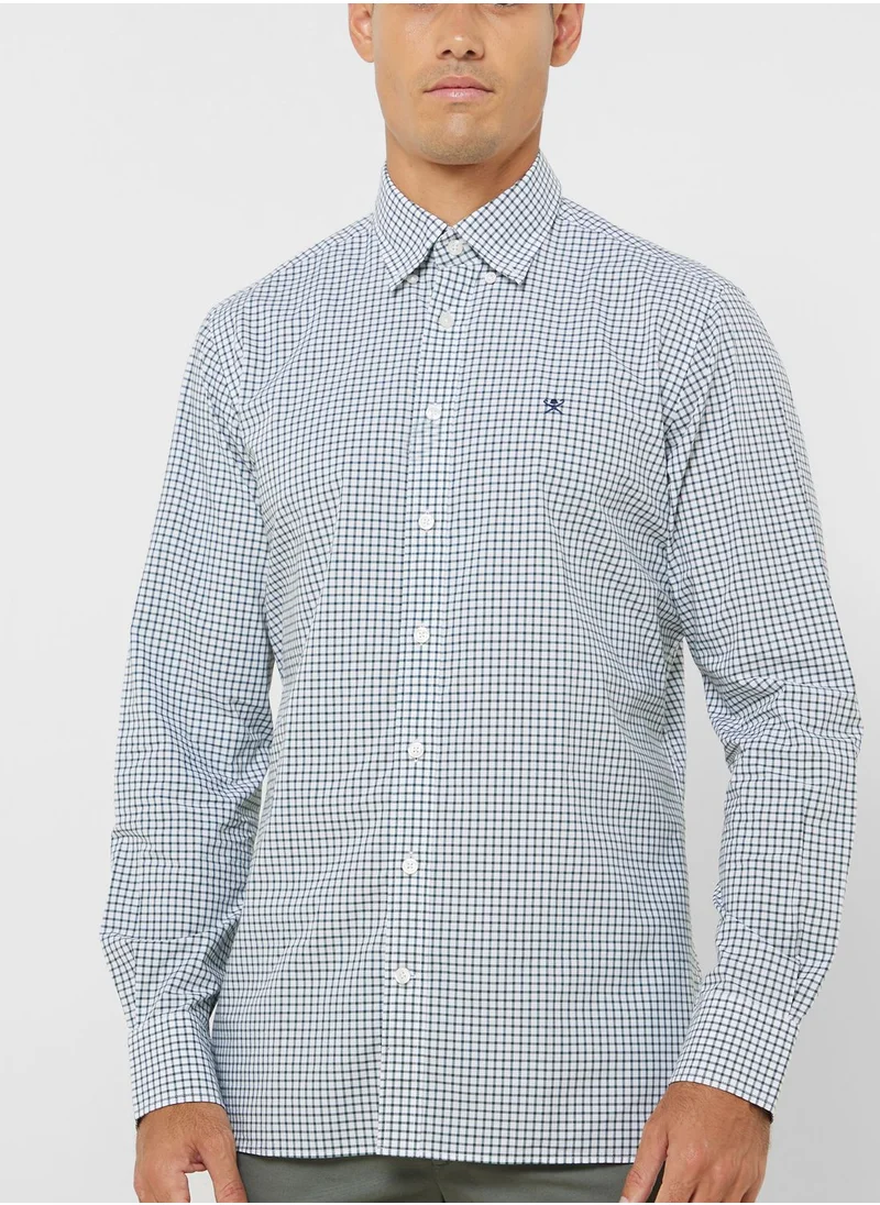 Hackett Checked Regular Fit Shirt