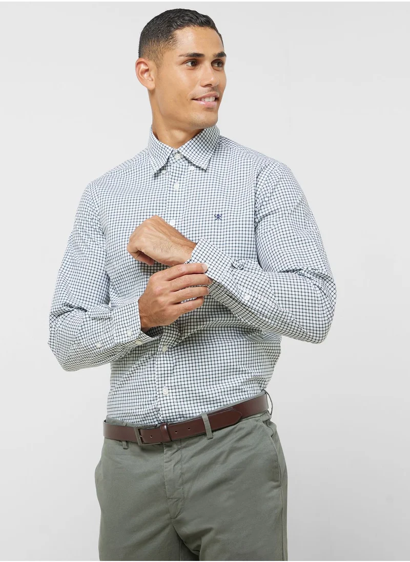 Hackett Checked Regular Fit Shirt