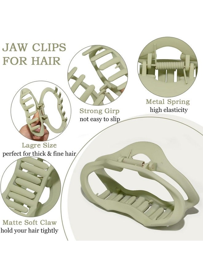 QUILBOOL Elegant Cute hair Claw Clip, Simple Versatile Hollow Cloud Design hair Clip, Women Girls Daily Party Outdoor Decors, Jaw Clip Strong Hold Curly Hair Styling Accessories - 6 pc, Multi Color - Image 4
