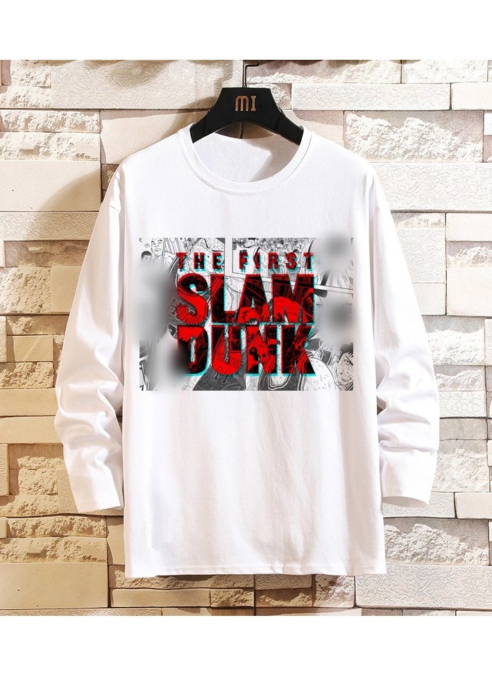 KUYING New Slam Dunk Master Loose Casual Long Sleeve Bottom Shirt  - Image 1