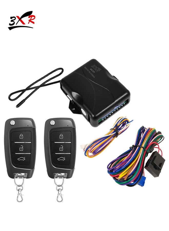 3XR 3XR Universal Remote Keyless Entry System - M1230 with Central Door Locking, Trunk Release, and Car Locator  - Image 1