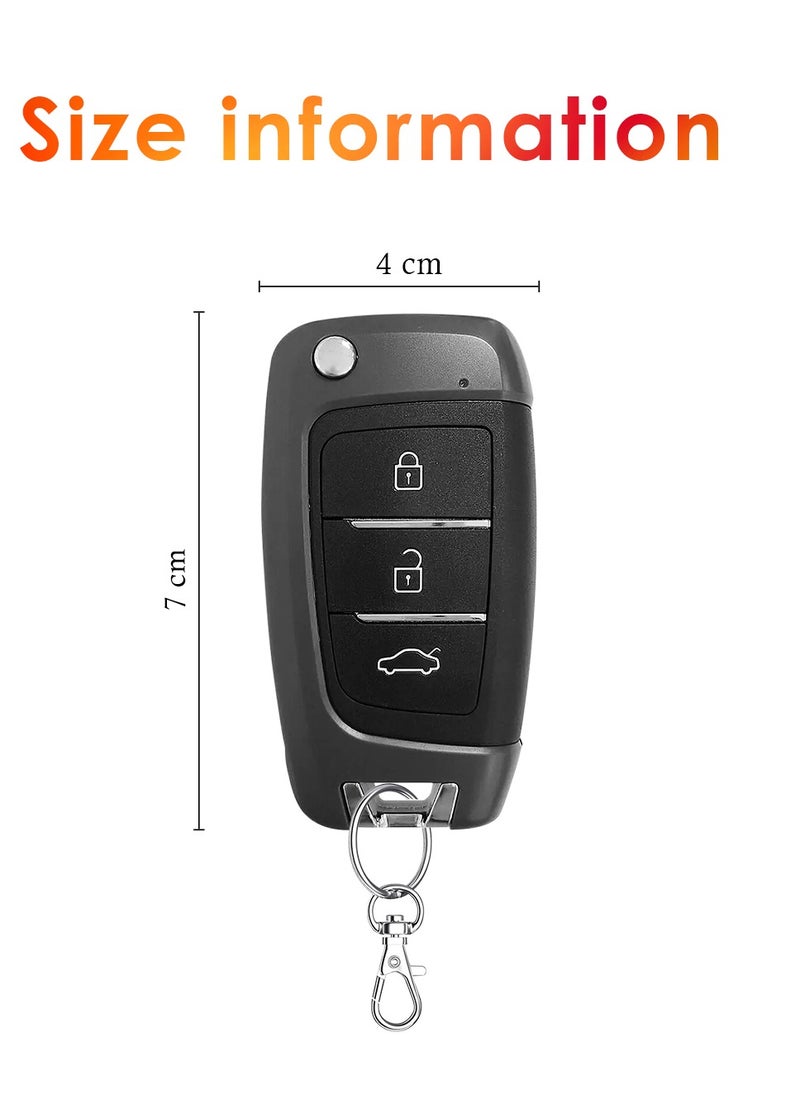 3XR 3XR Universal Remote Keyless Entry System - M1230 with Central Door Locking, Trunk Release, and Car Locator  - Image 4