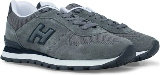 هامر جاك Peru 102-19250 Gray Nubuck Leather Sneaker Shoes
