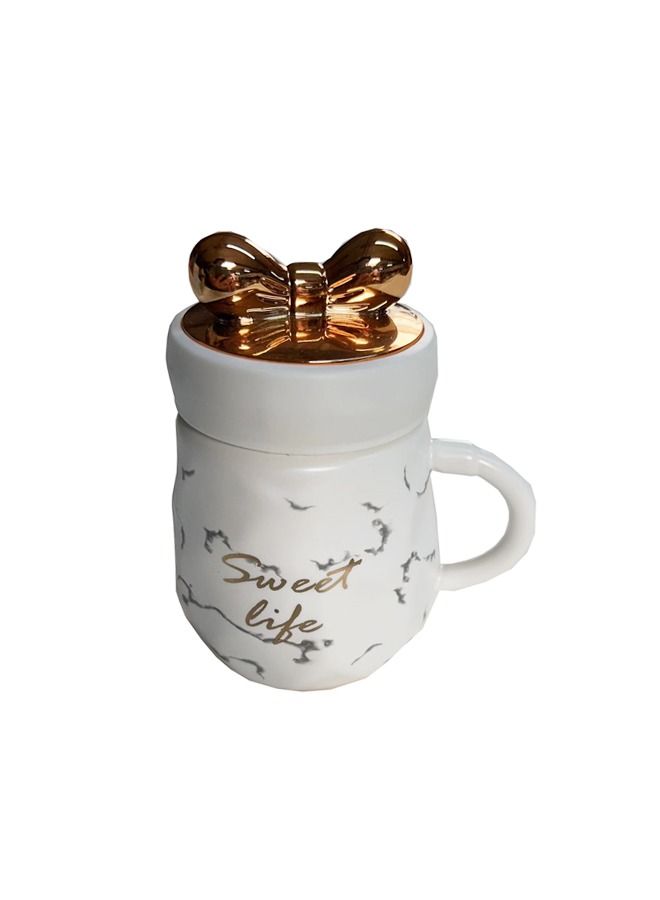 طقم أكواب قهوة بورسلين جميل جميل بغطاء من البورسلين أكواب شاي سيراميك