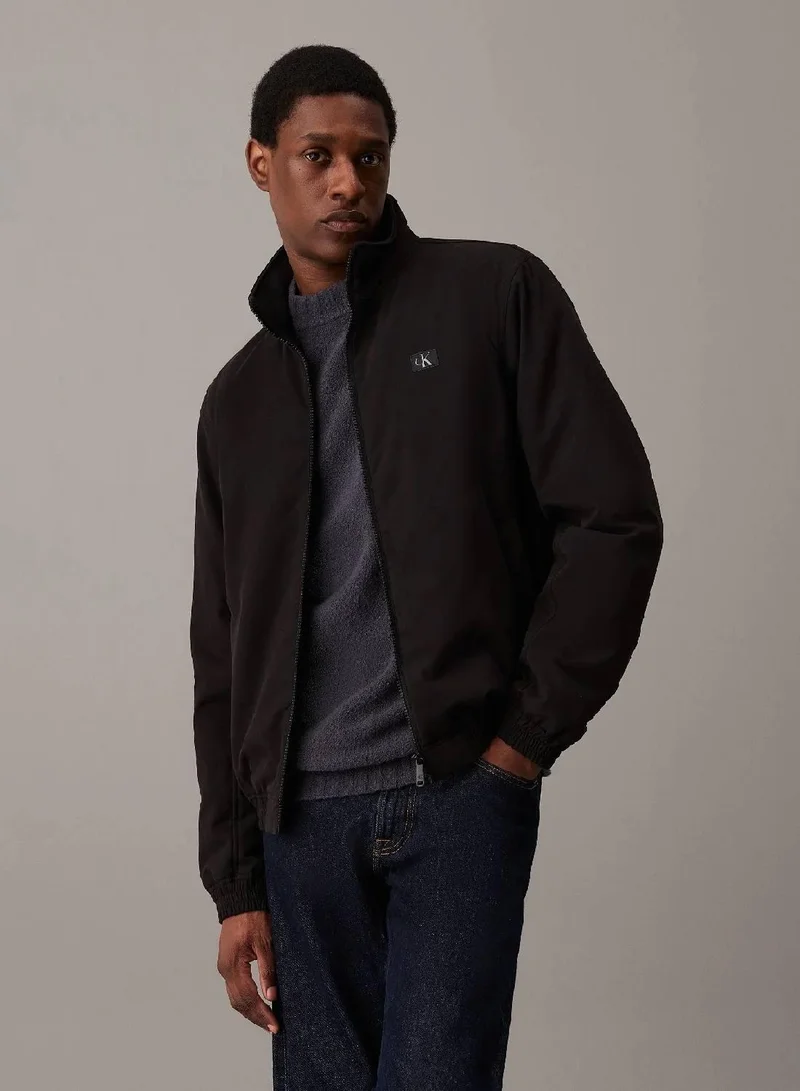 Calvin Klein Jeans Cotton Canvas Zip Up Jacket