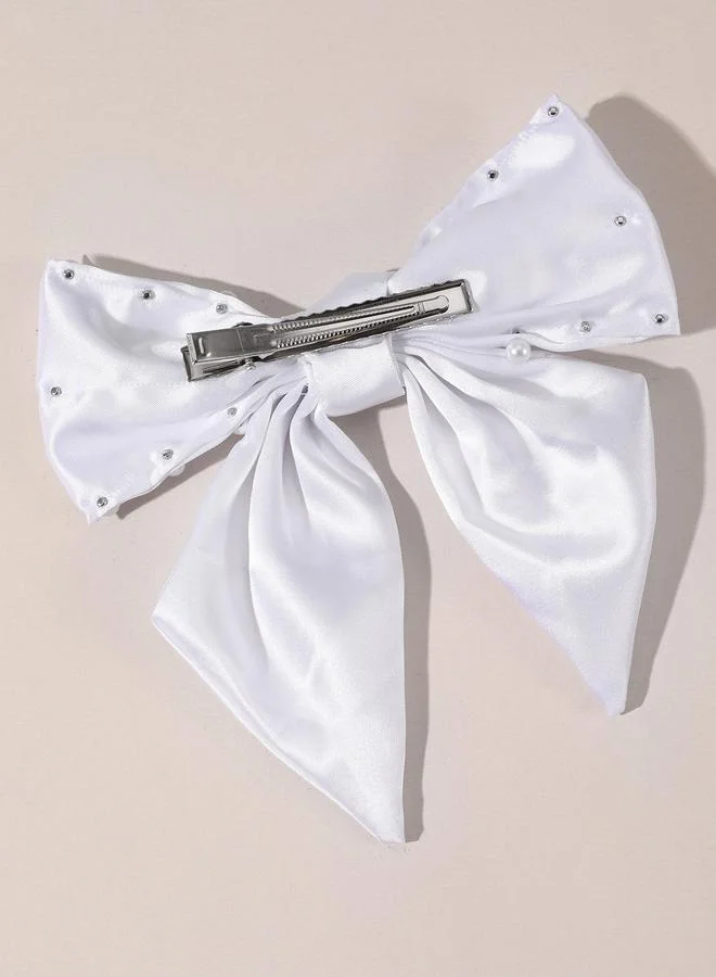 تايك تو Solid Bow Hair Clip