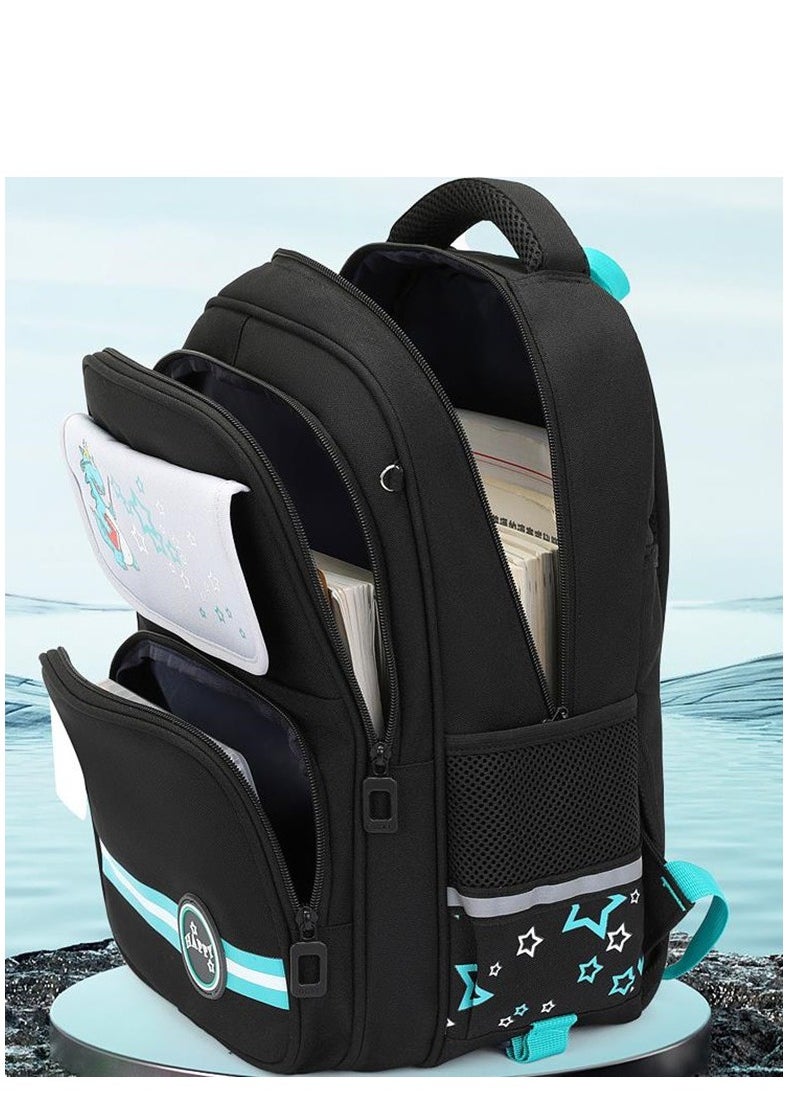 Golden Rolling Backpack Travel Trolly BookBag School Wheeled Backpack for Boys Girls Kids Luggage School Bag with Wheels Trolley Backpack  - Image 5