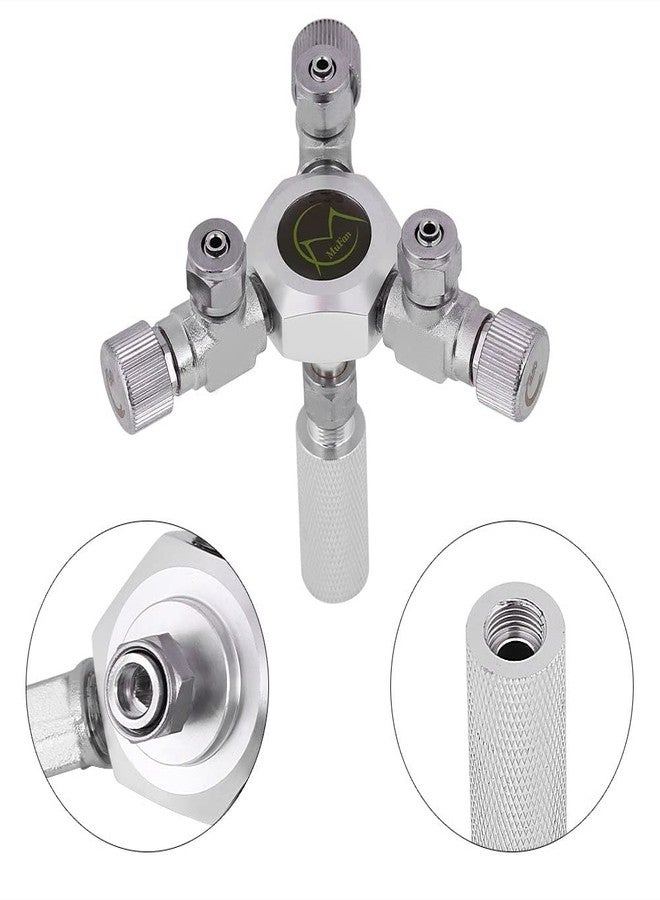 VAYINATO Mufan Stainless Steel Planted Aquarium Regulator Multiway Splitter For Co2 Regulator(3 Way) - Image 3