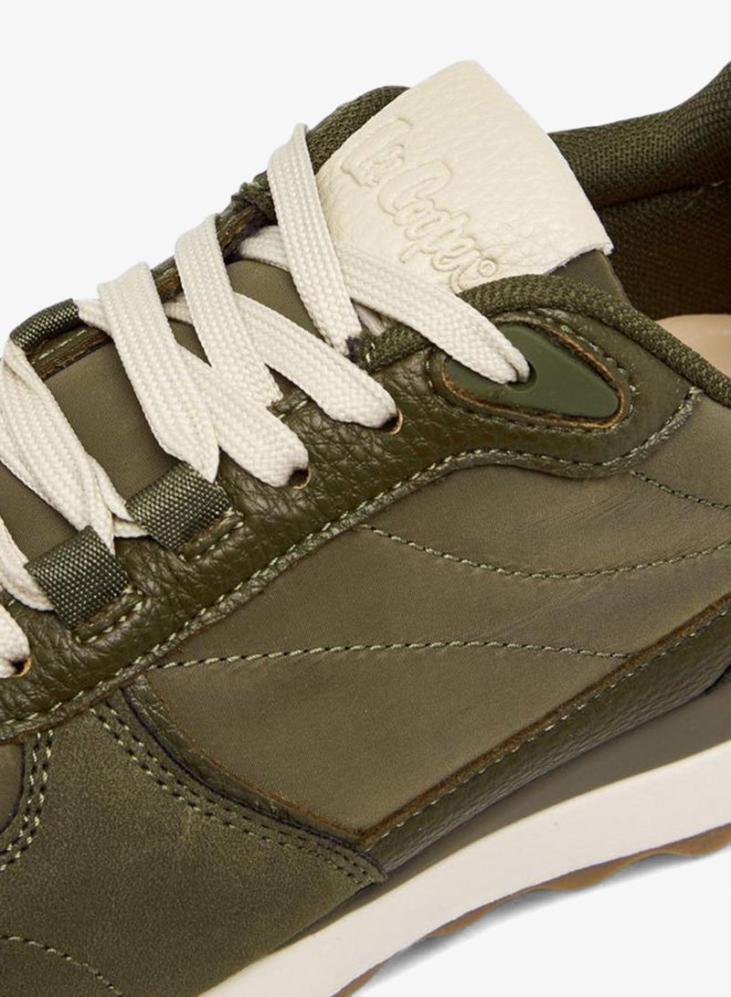 Lee Cooper Women's Panelled Lace-Up Sneakers - Image 4