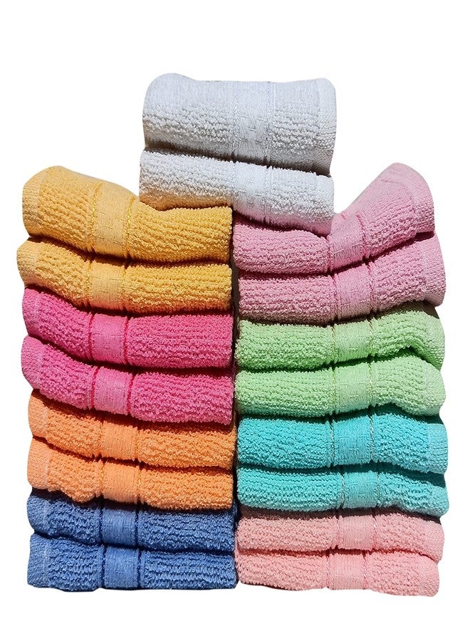 Mandhania Cotton Face Towel (Pack of 12) - Image 1