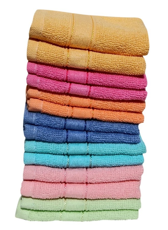 Mandhania Cotton Face Towel (Pack of 12) - Image 2
