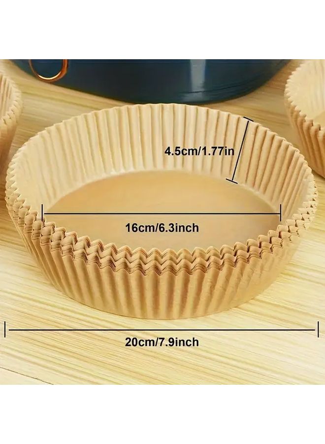 100pcs Disposable Paper Liners for Air Fryers Non Stick Baking Parchment Sheets - Image 3