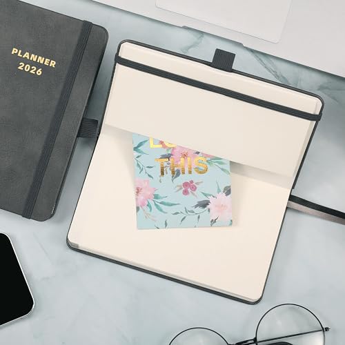 Lemome 2026 Pocket Calendar - 2026 Pocket Calendar for Purse, Jan. 2026 to Dec. 2026, 6.4'' x 3.9'' 2026 Planner Weekly and Monthly, 2026 Planners with Elegant Leather - Image 2