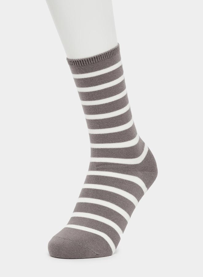 Styli Set of 5 - Striped Crew Socks  - Image 3