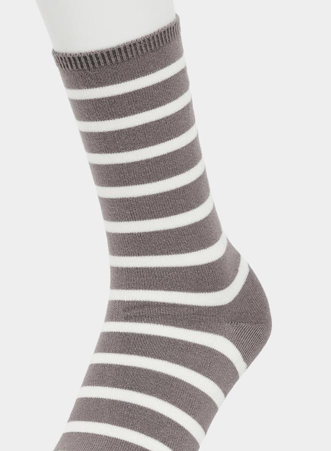 Styli Set of 5 - Striped Crew Socks  - Image 4