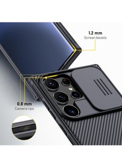 Nillkin For Samsung Galaxy S25 Ultra Case, Camera Lens Protection Slide Cover, TPU+PC Shockproof Bumper Back Cover, Anti-Fingerprint Mobile Phone Case, Slim Fit Protective Casing  - Image 3