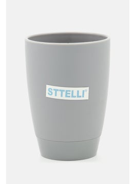Sttelli Toothbrush Tumbler, Grey  - Image 1