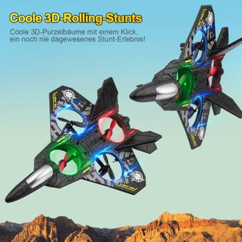 L0712 2.4GHz RC Aeroplane Drone Grey - Image 5